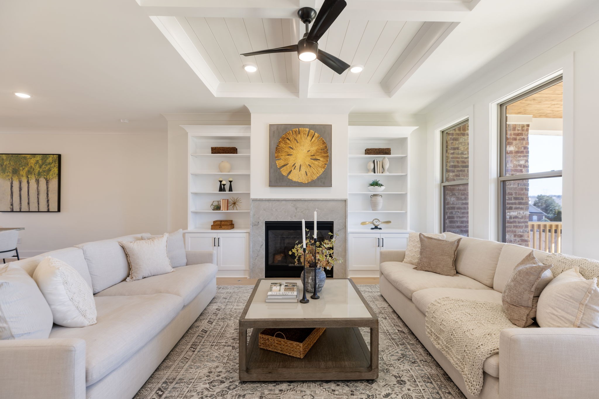 1004 Pheasant Court Spring Hill, TN 37174 - Photo 4 of 22 a living room with furniture and a fireplace