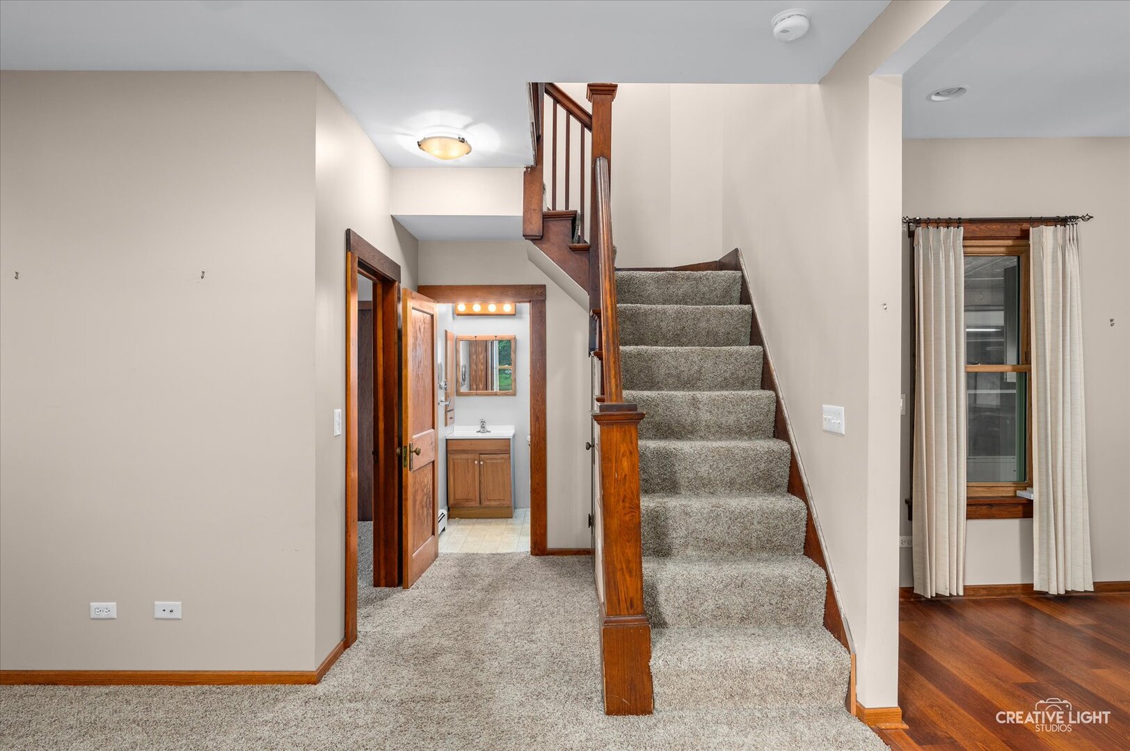 92 Maple Street Sugar Grove, IL 60554 - Photo 15 of 40 a view of entryway and hall with wooden floor
