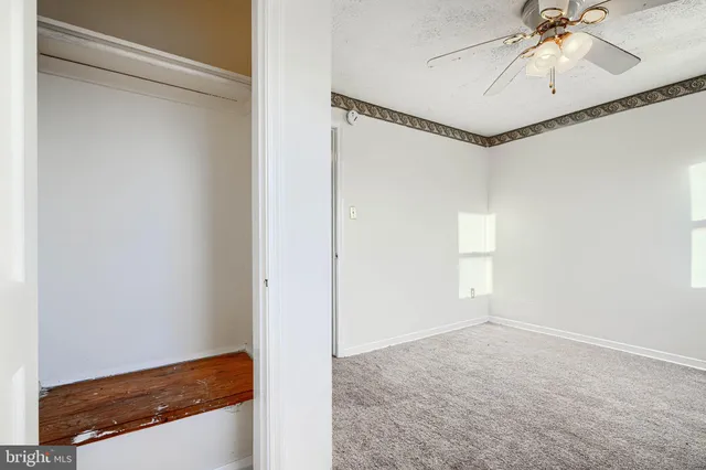 a view of an empty room