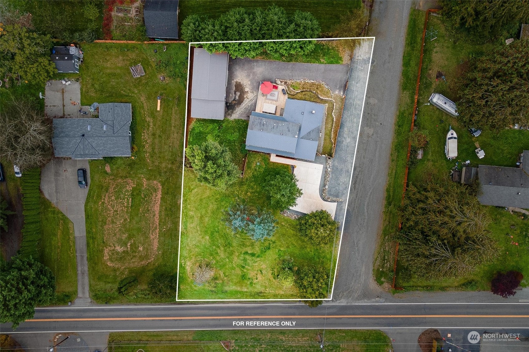 17821 Trombley Road Snohomish, WA 98290 - Photo 31 of 36 an aerial view of a house