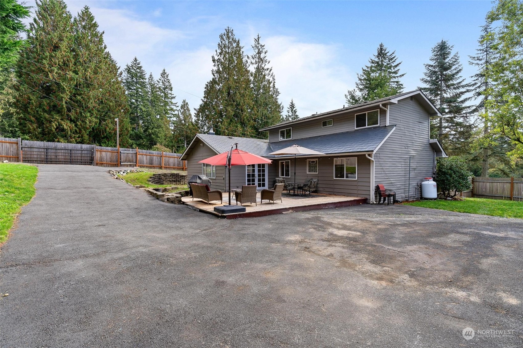 17821 Trombley Road Snohomish, WA 98290 - Photo 33 of 36 a view of a house with backyard and slide