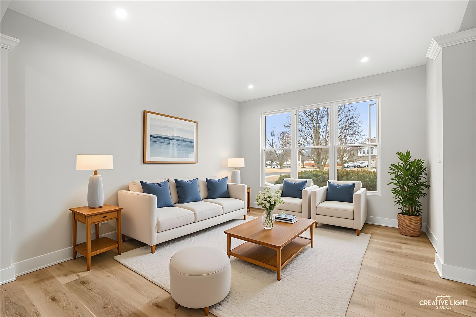1472 Misty Lane Bolingbrook, IL 60490 - Photo 5 of 40 a living room with furniture potted plant and a large window