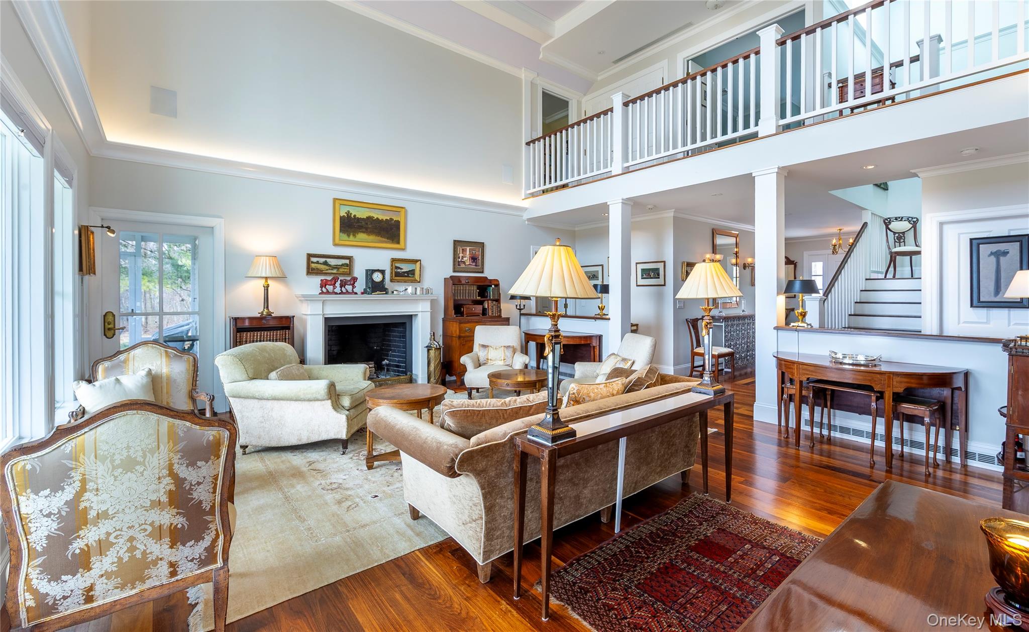 34 Meeting House Road Pawling, NY 12564 - Photo 12 of 44 a living room with fireplace furniture and a rug