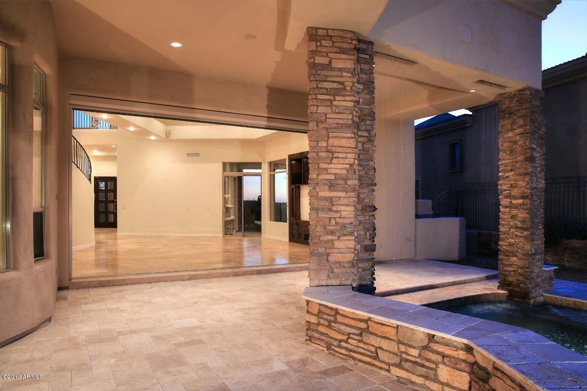 11926 East Desert Trail Road Scottsdale, AZ 85259 - Photo 22 of 35 11926 Night-Covered Patio