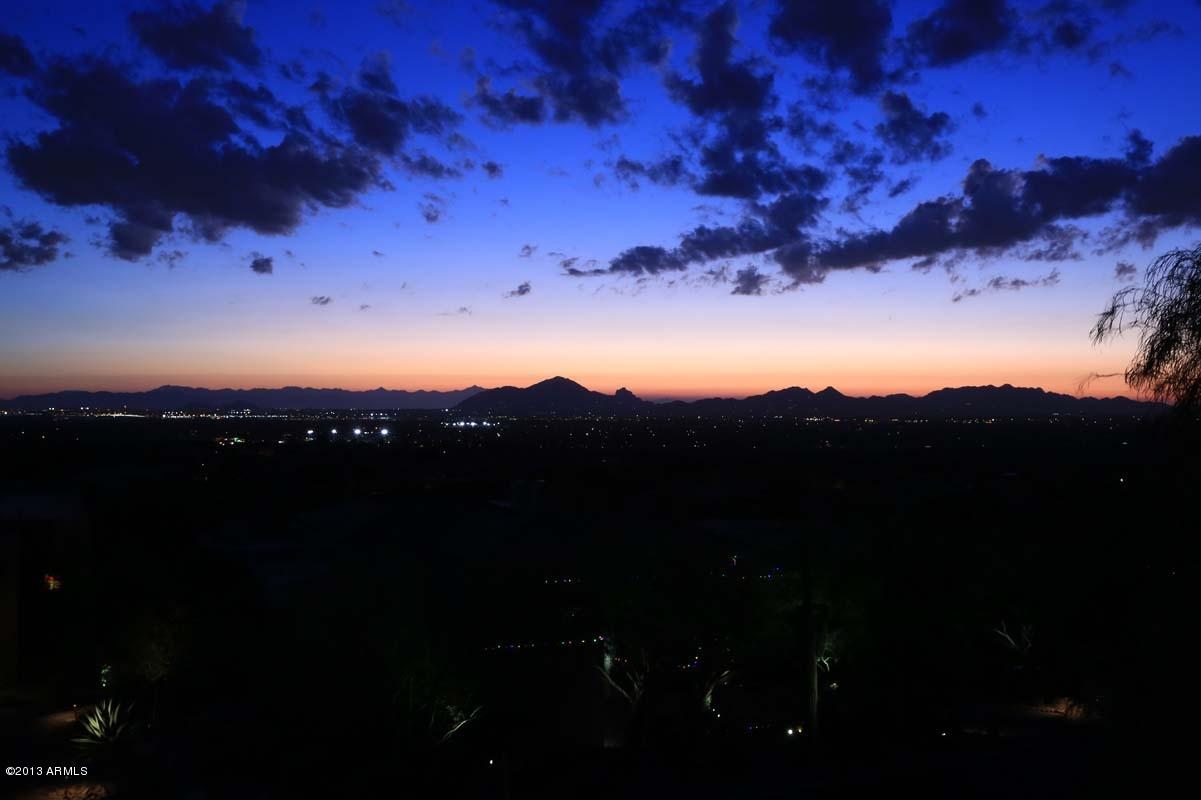 11926 East Desert Trail Road Scottsdale, AZ 85259 - Photo 31 of 35 11926 NIght-City Lights View