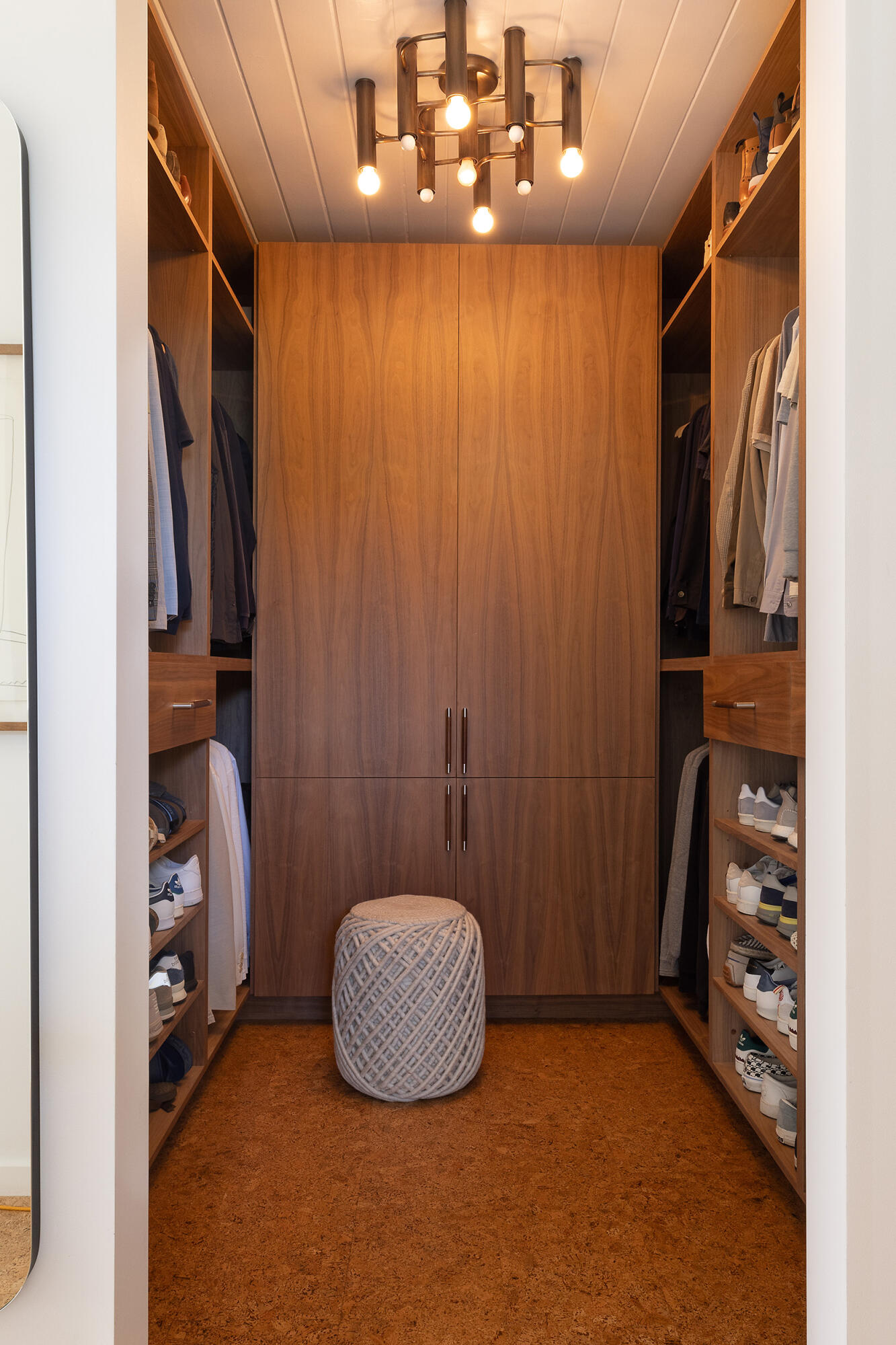 820 Summit Road Montecito, CA 93108 - Photo 21 of 29 a view of walk in closet with clothes and shoes