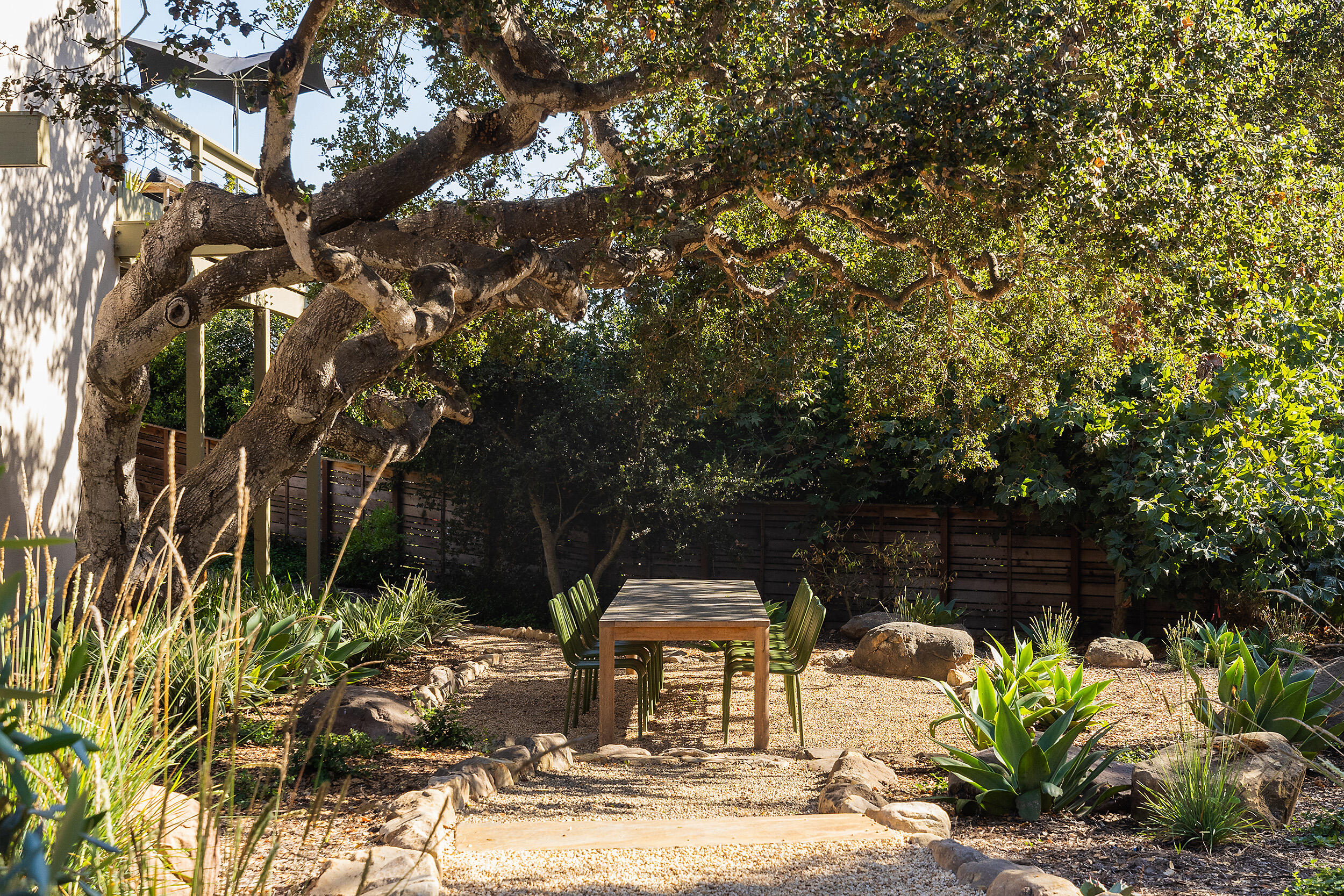 820 Summit Road Montecito, CA 93108 - Photo 26 of 29 a front view of a house with garden