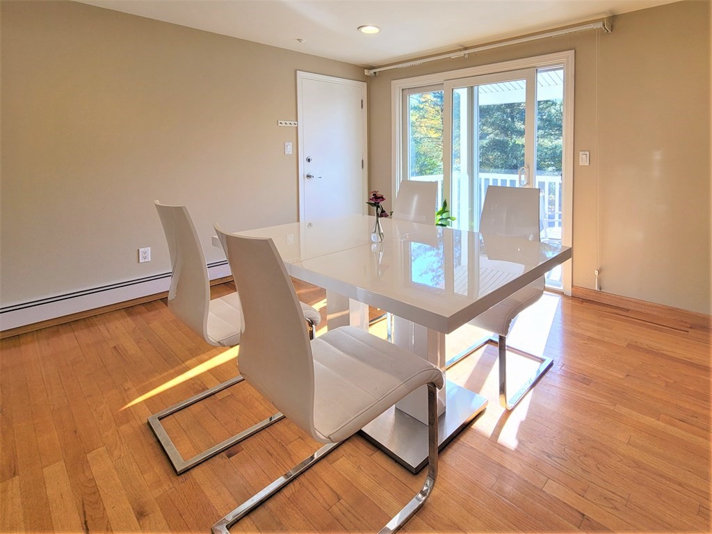 38 Will Drive, Unit 42 Canton, MA 02021 - Photo 7 of 25 a view of a dining room with furniture and wooden floor