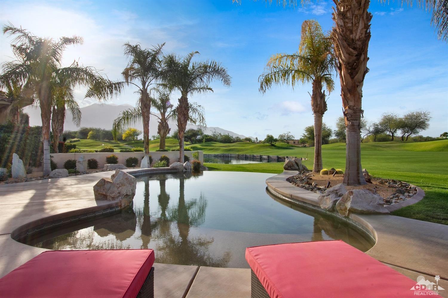 388 Loch Lomond Road Rancho Mirage, CA 92270 - Photo 40 of 41 a view of a yard with furniture and city view