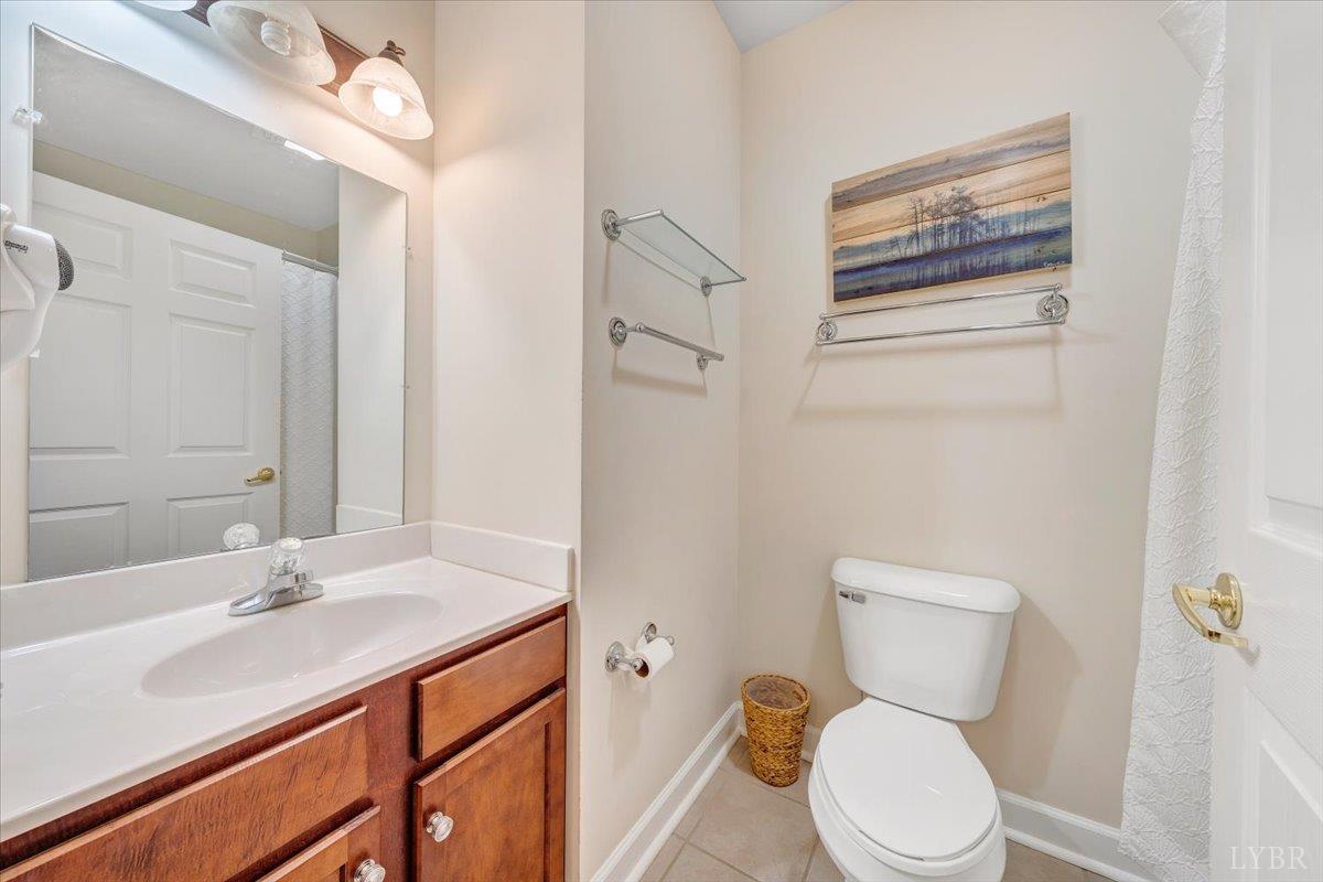 1273 Graves Harbor Trail, Unit 324 Huddleston, VA 24104 - Photo 17 of 25 a bathroom with a sink a toilet and shower