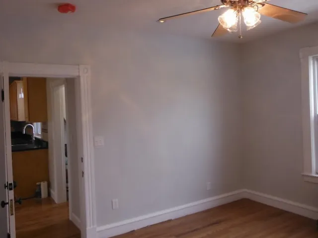 wooden floor in an empty room