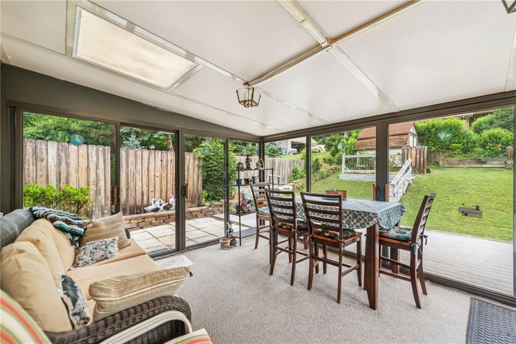982 Braddock Road Pittsburgh, PA 15221 - Photo 28 of 32 a view of a dining room with furniture window and outside view