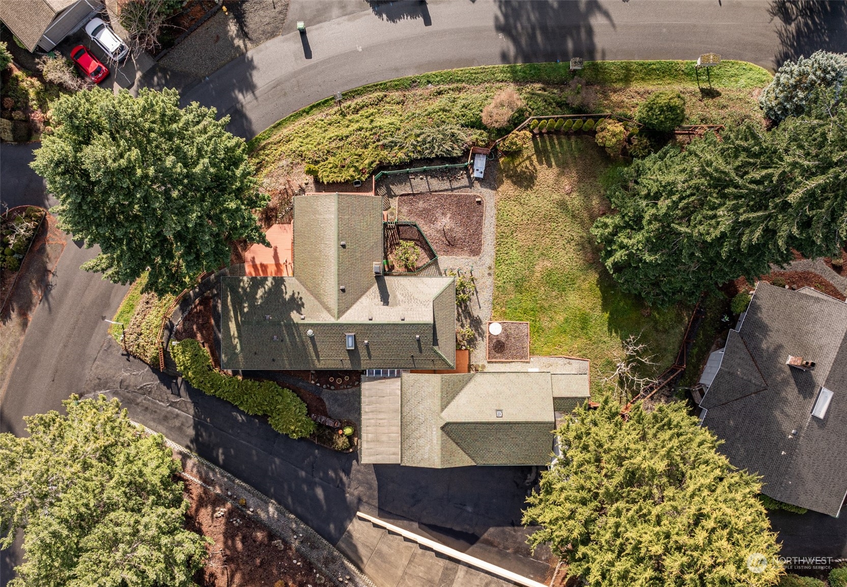 126 Hogans Vista Sequim, WA 98382 - Photo 4 of 40 an aerial view of a house with a yard