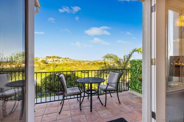 a bedroom with furniture and a bed