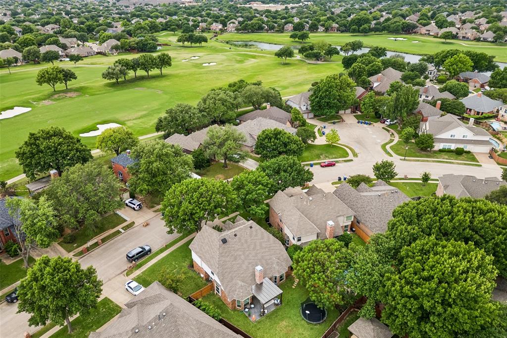 5511 South Briar Ridge Circle McKinney, TX 75072 - Photo 31 of 35 an aerial view of residential house with outdoor space and street view