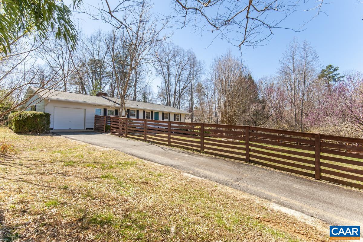 801 Poplar Spring Road Scottsville, VA 24590 - Photo 30 of 44 a view of a yard with wooden fence