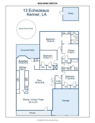 $430,000 | 13 Echezeaux Drive, Kenner, LA 70065
