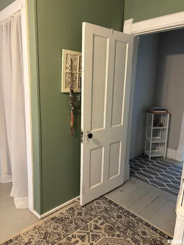 a view of water heater room