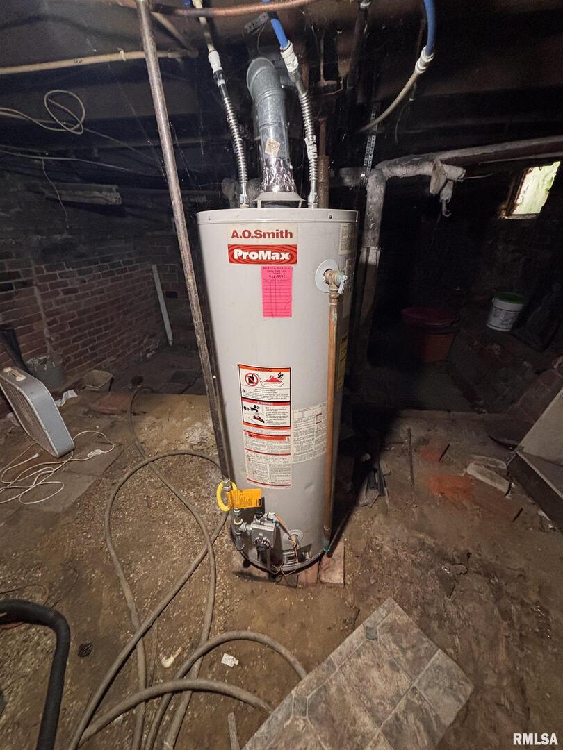 417 Northeast 2nd Avenue Galva, IL 61434 - Photo 61 of 62 a view of water heater room
