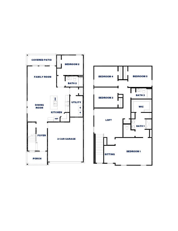 125 Rising Cedar Lane Hockley, TX 77447 - Photo 18 of 19 a picture of a floor plan