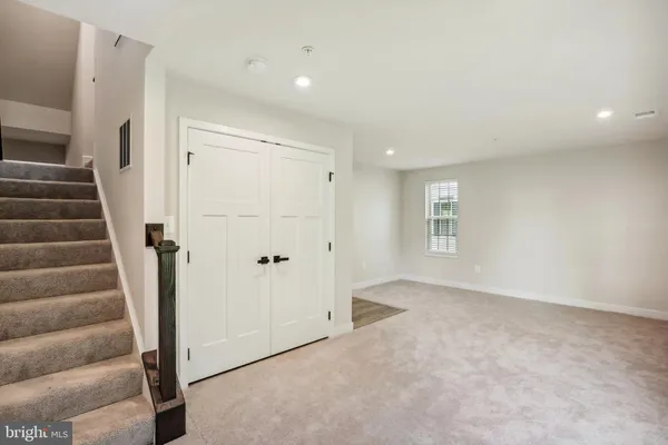 a view of an entryway with staircase
