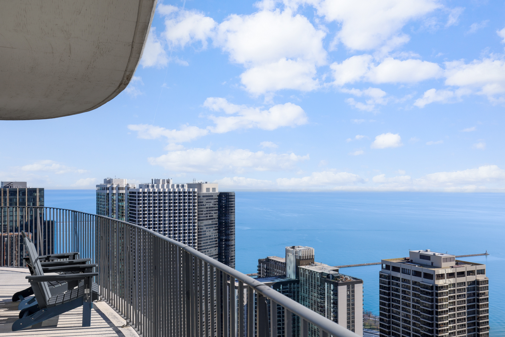 225 North Columbus Drive, Unit 5311 Chicago, IL 60601 - Photo 15 of 36 a view of city with balcony