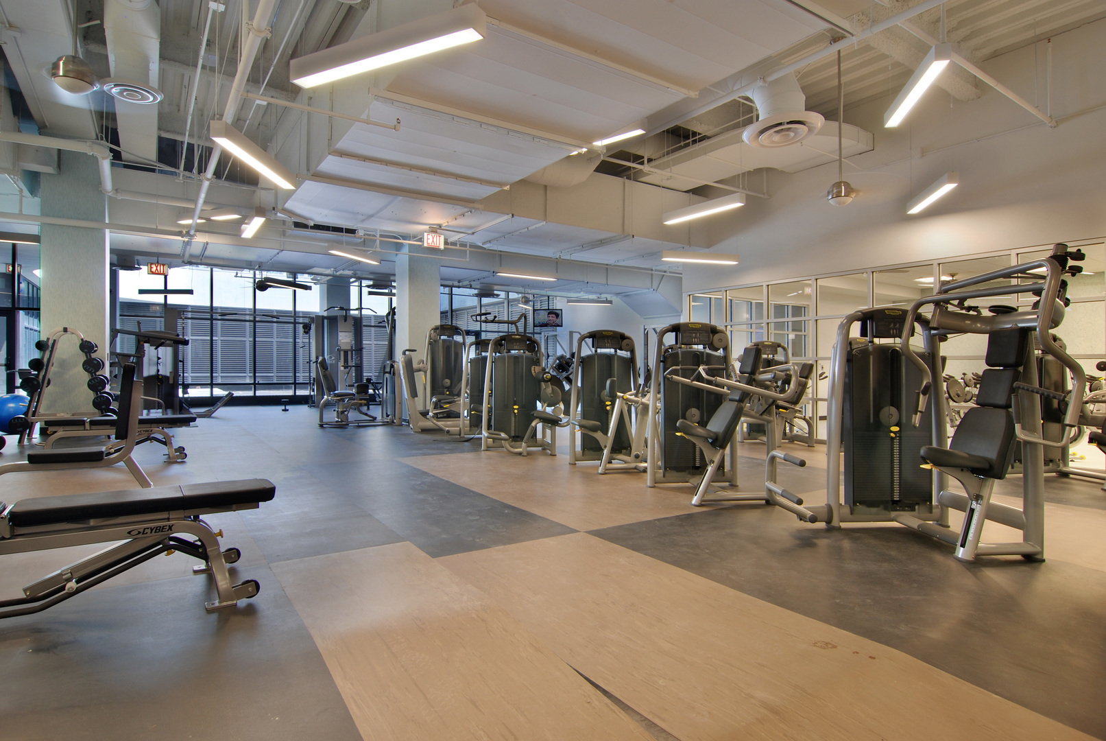 225 North Columbus Drive, Unit 5311 Chicago, IL 60601 - Photo 19 of 36 a view of a room with gym equipment