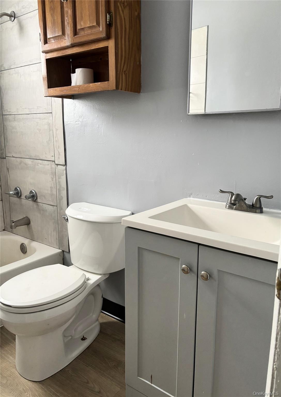210 Mt Prosper Road Wurtsboro, NY 12790 - Photo 14 of 14 a bathroom with a sink a toilet and a mirror