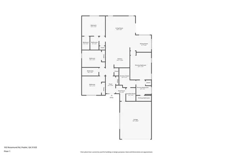 $389,900 | 102 Rosamund Road, Pooler, GA 31322