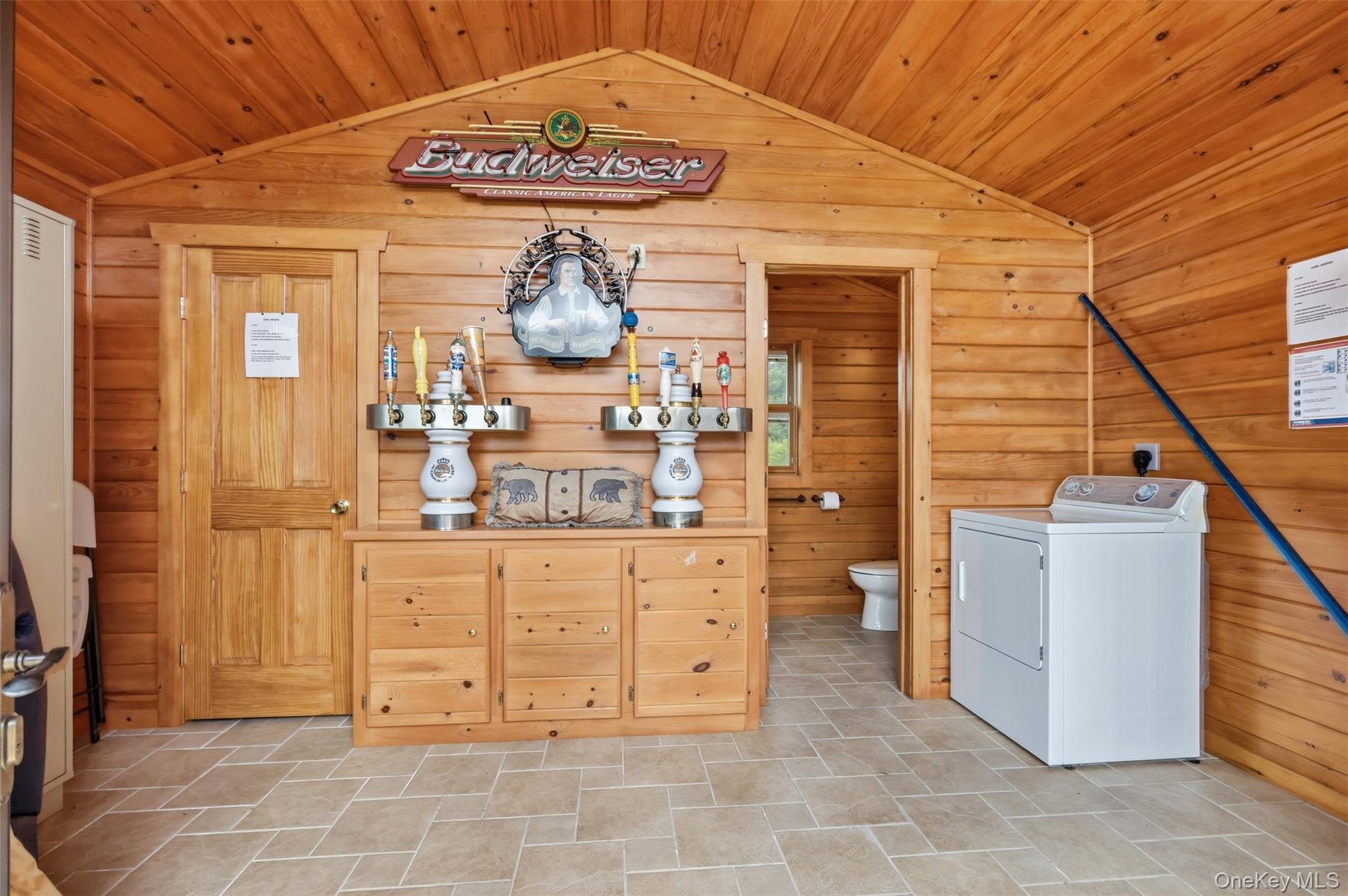 91 Crawford Road Eldred, NY 12732 - Photo 36 of 50 Pool House with Taproom, full bathroom, and storage lockers