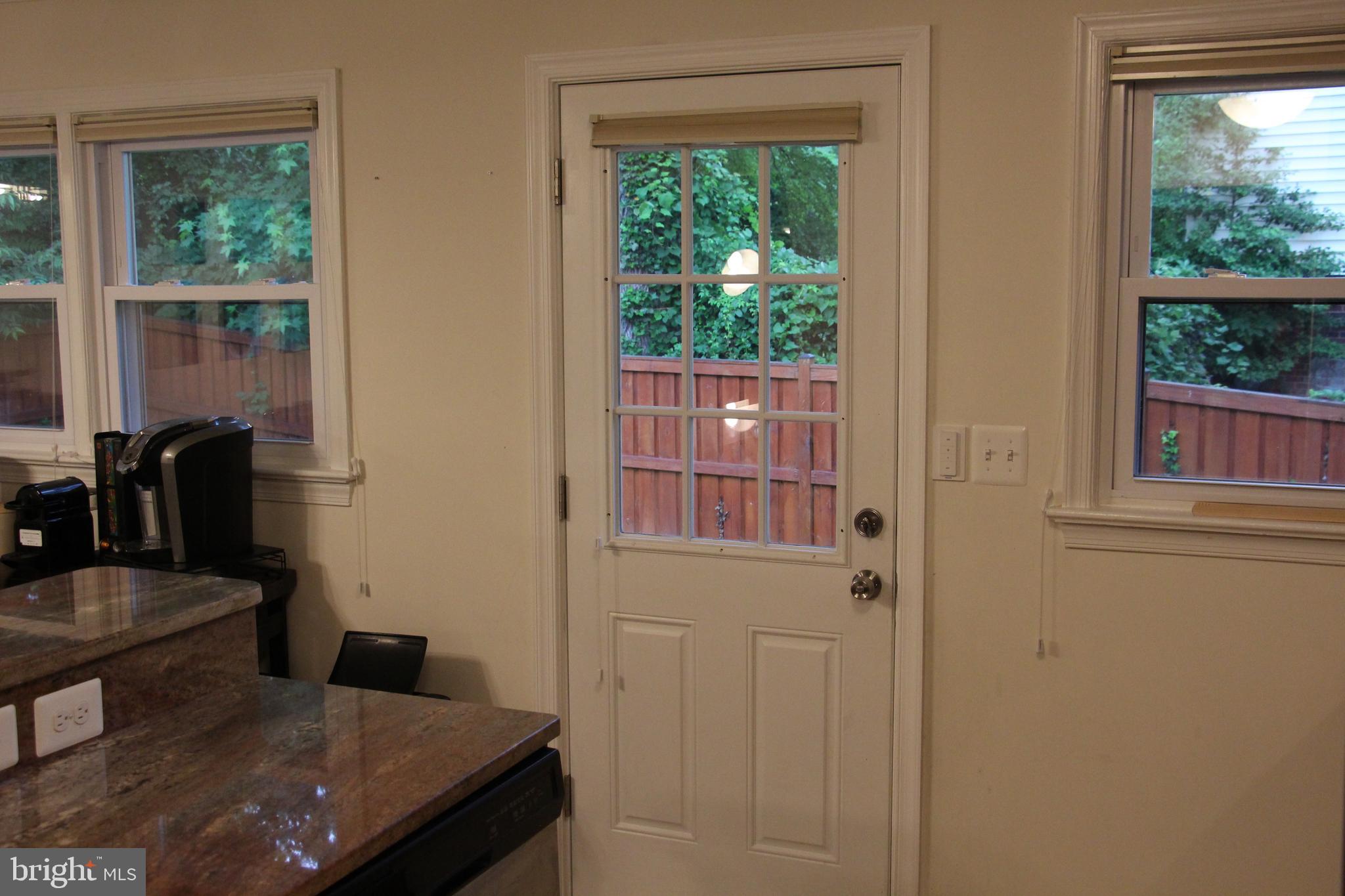 5600 Brookland Road Alexandria, VA 22310 - Photo 21 of 41 View From Kitchen to the rear of the House!