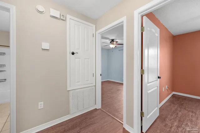 a view of closet area