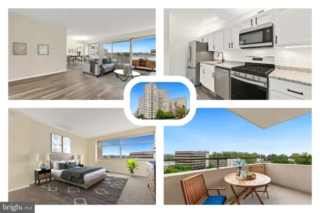 a view of living room and kitchen with furniture and screen