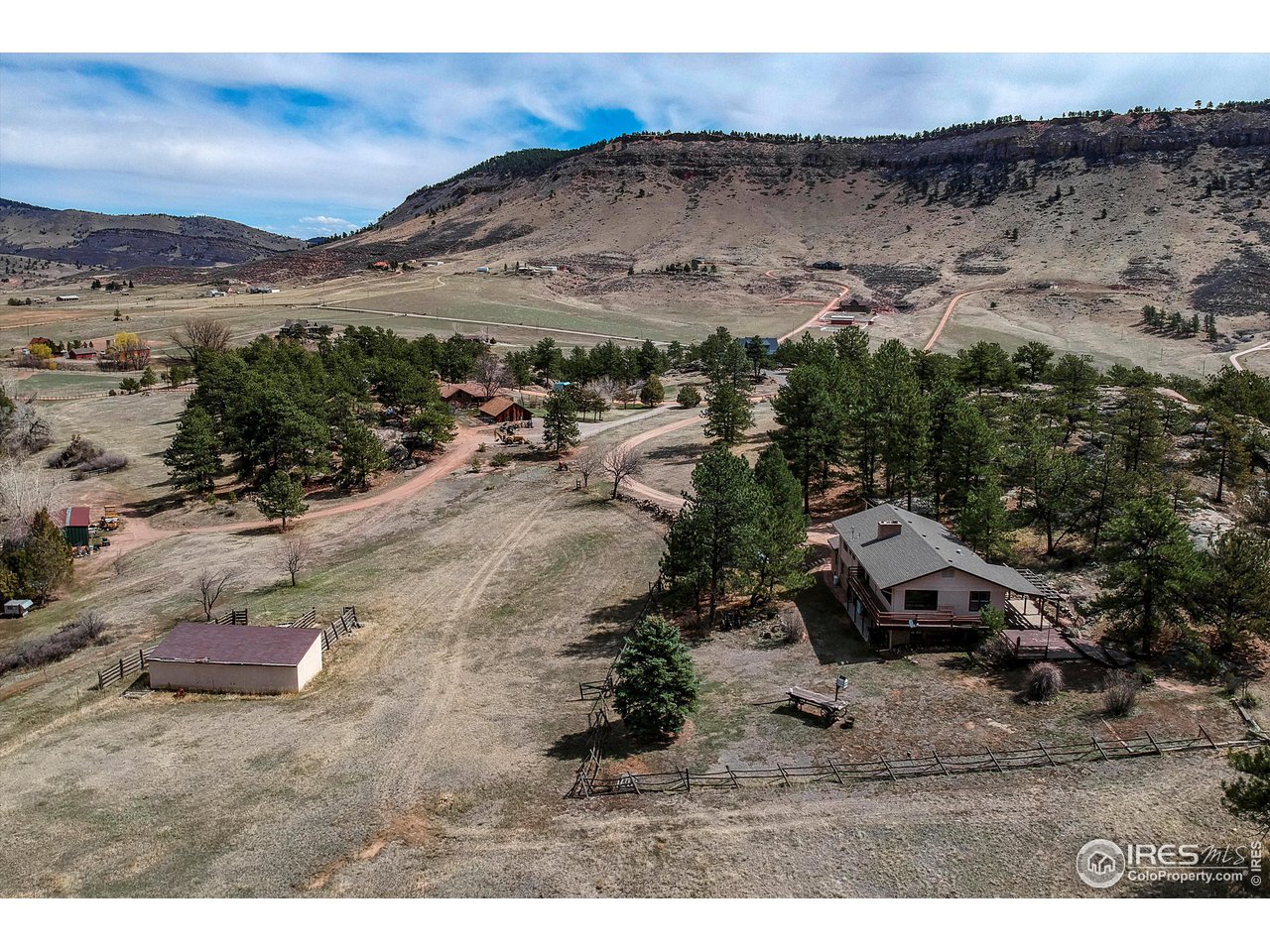 135 Lake Drive Lyons, CO 80540 - Photo 28 of 39 a view of outdoor space with mountain view