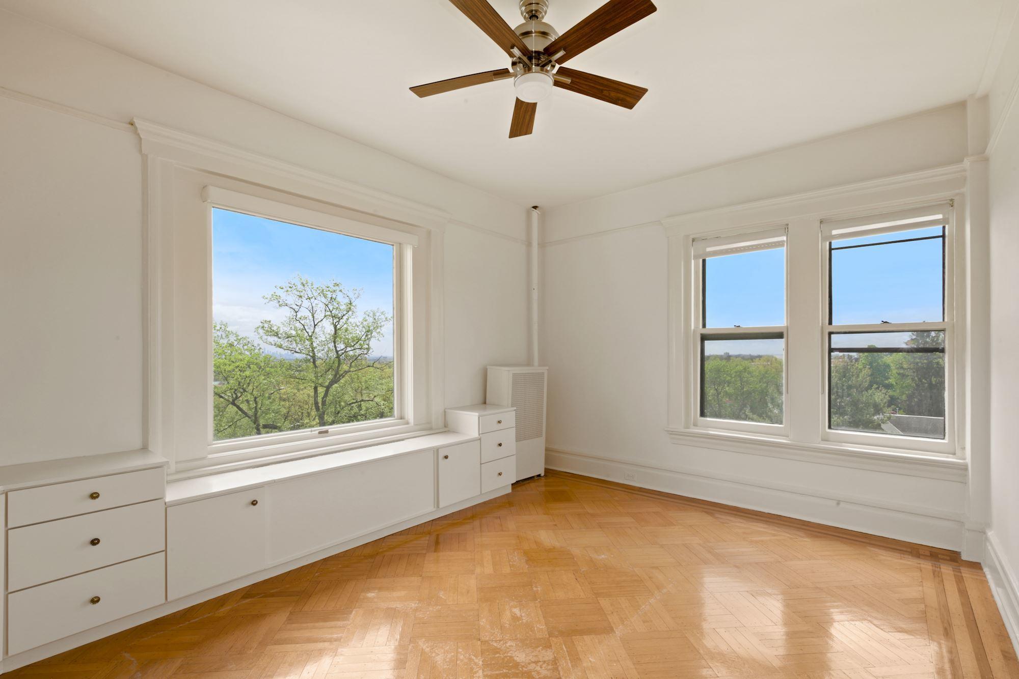 57 Union Street, Unit C4071 Montclair, NJ 07042 - Photo 5 of 27 a view of an empty room with a window and kitchen view
