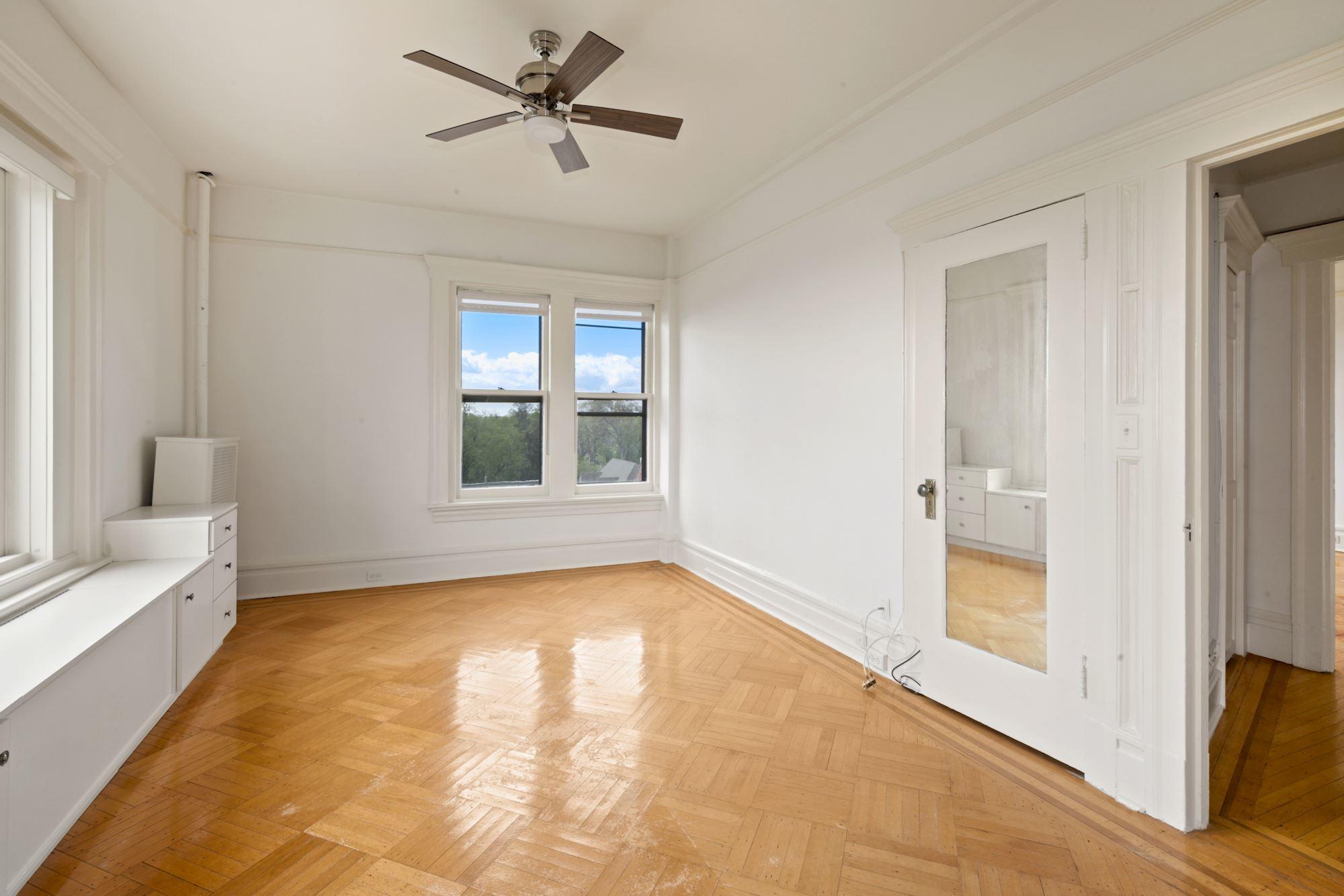 57 Union Street, Unit C4071 Montclair, NJ 07042 - Photo 6 of 27 a view of an empty room with a window and a kitchen
