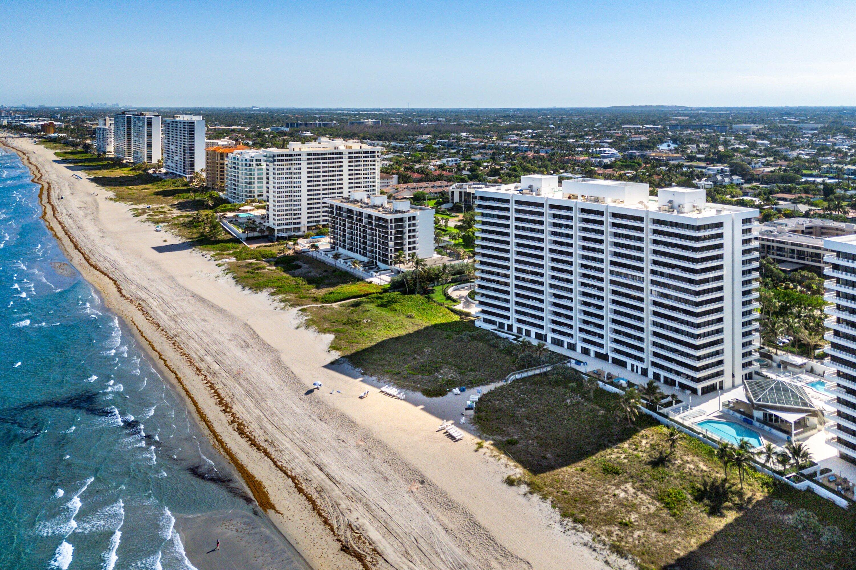 1500 South Ocean Boulevard, Unit 604 Boca Raton, FL 33432 - Photo 58 of 61 a view of a balcony with city