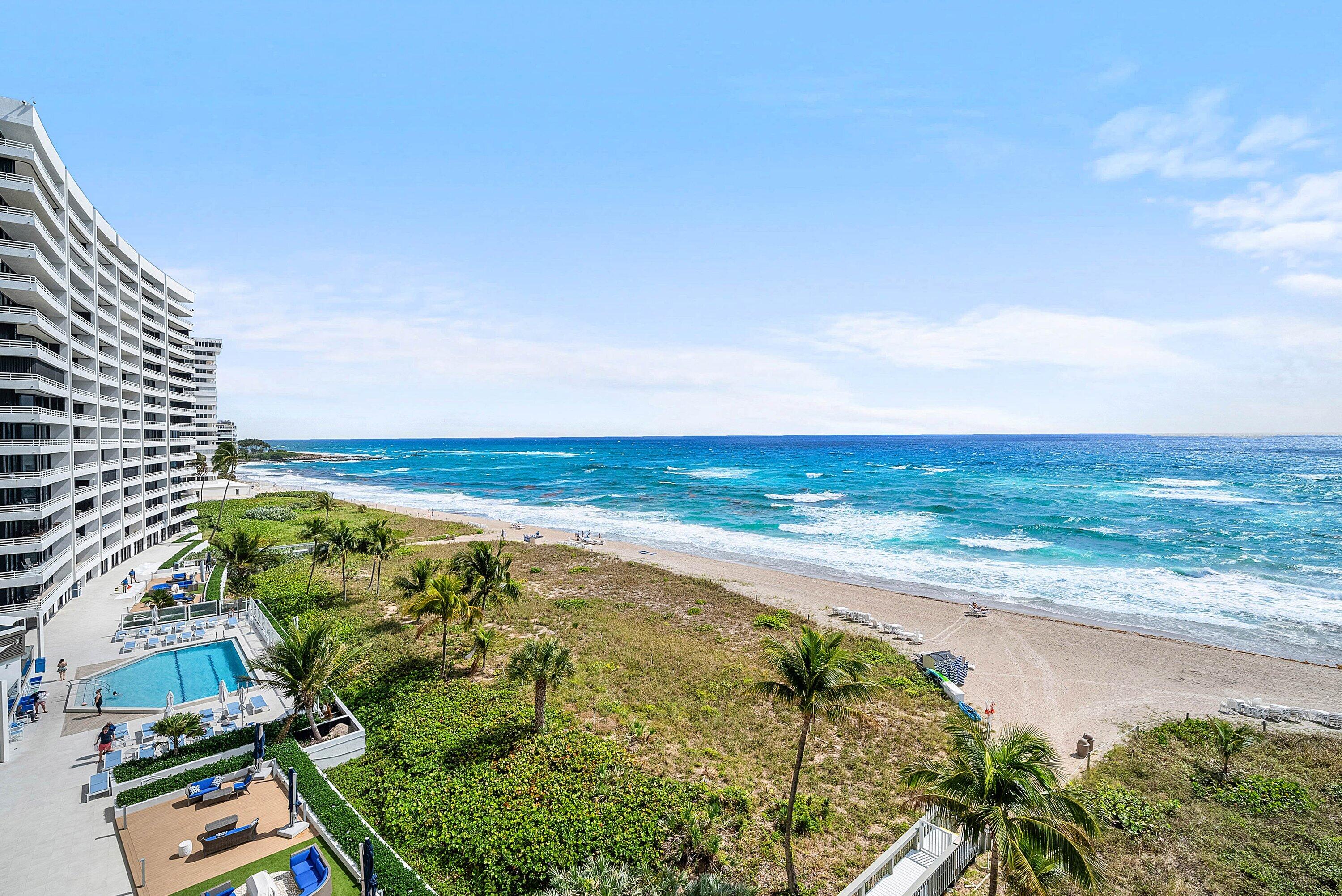 1500 South Ocean Boulevard, Unit 604 Boca Raton, FL 33432 - Photo 8 of 61 a view of an ocean and beach
