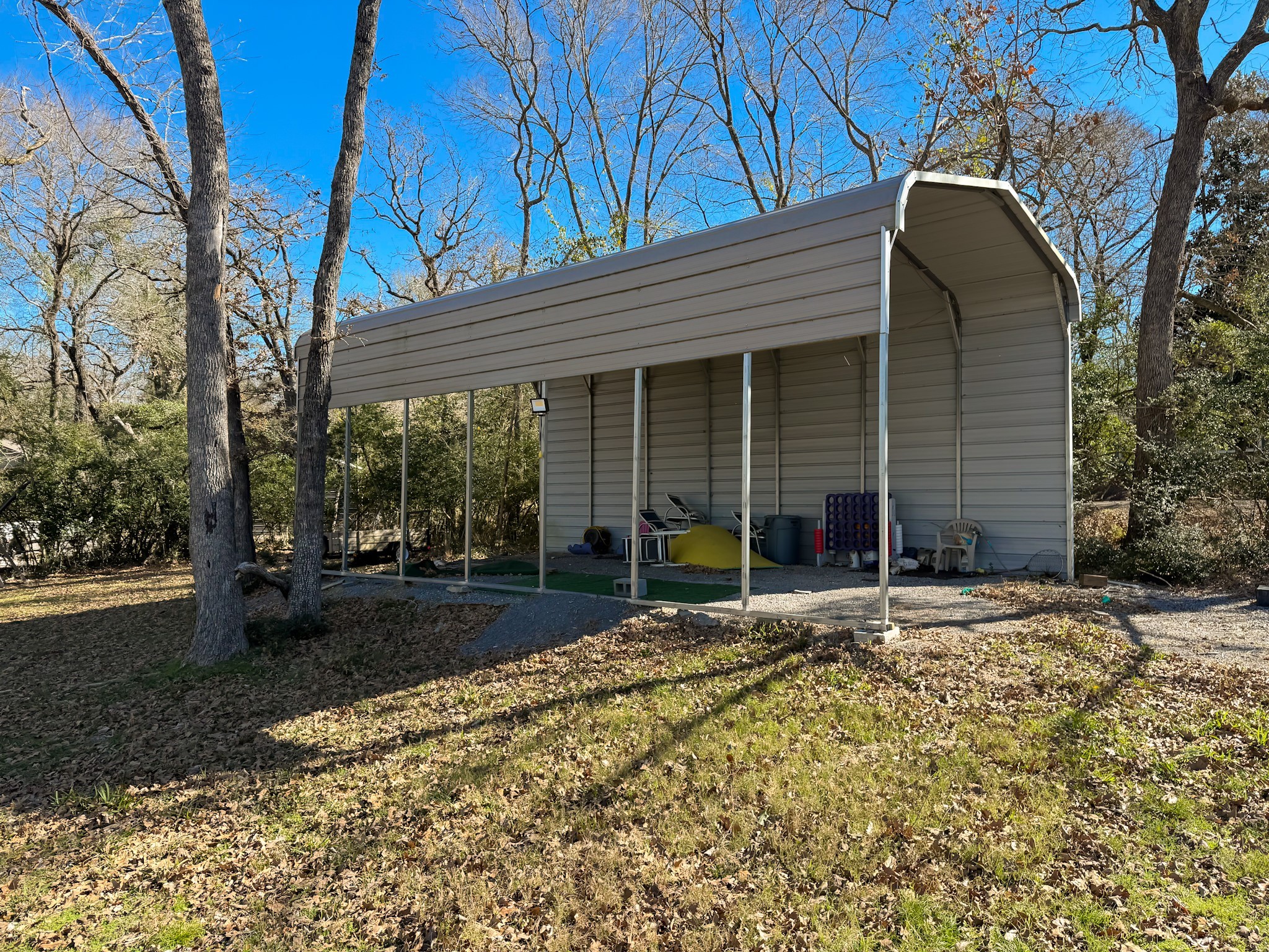 501 Lcr 902 Groesbeck, TX 76642 - Photo 6 of 6 a view of a house with backyard and sitting area