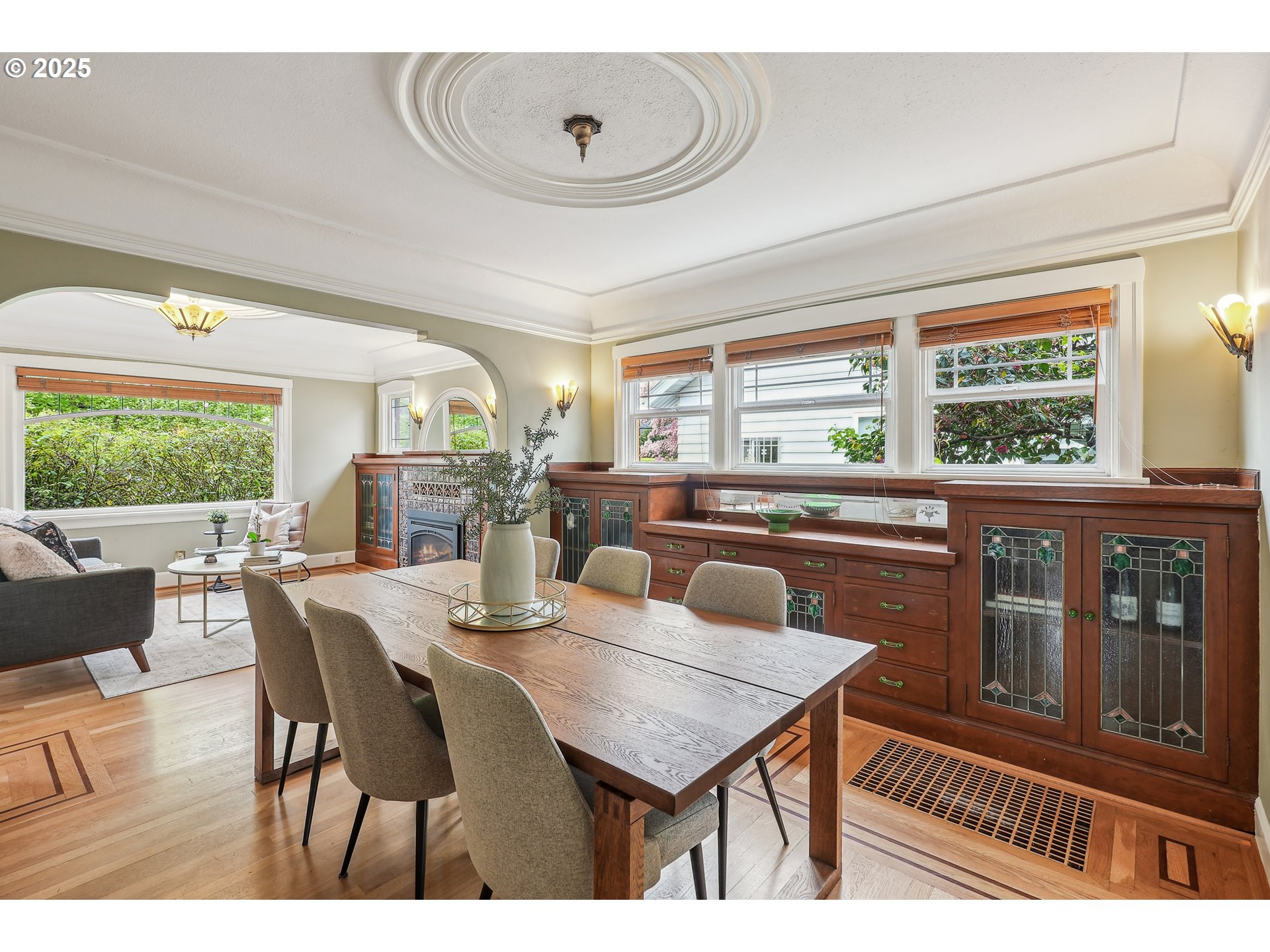 4324 Southeast 28th Avenue Portland, OR 97202 - Photo 11 of 42 a view of a dining room with furniture window and outside view