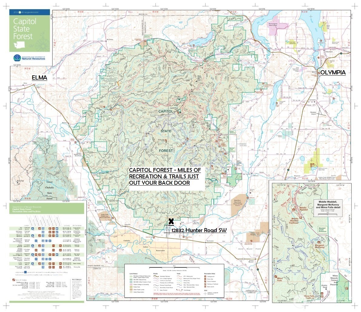 12832 Hunter Road Southwest Rochester, WA 98579 - Photo 4 of 40 a black and white photo of a