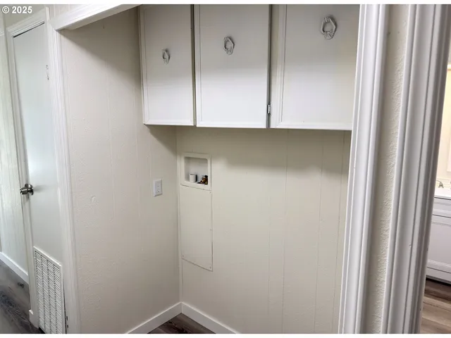 a close view of closet