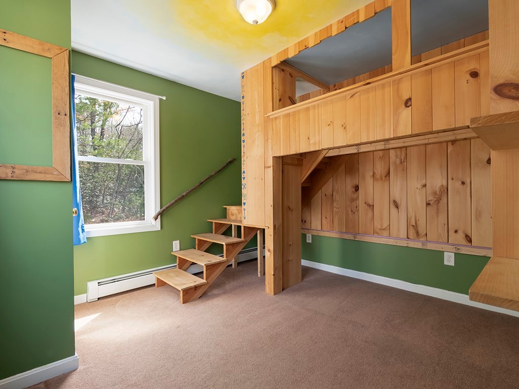 124 Old Mill Road Charlestown, RI 02813 - Photo 17 of 18 Bedroom with built-in bunk beds