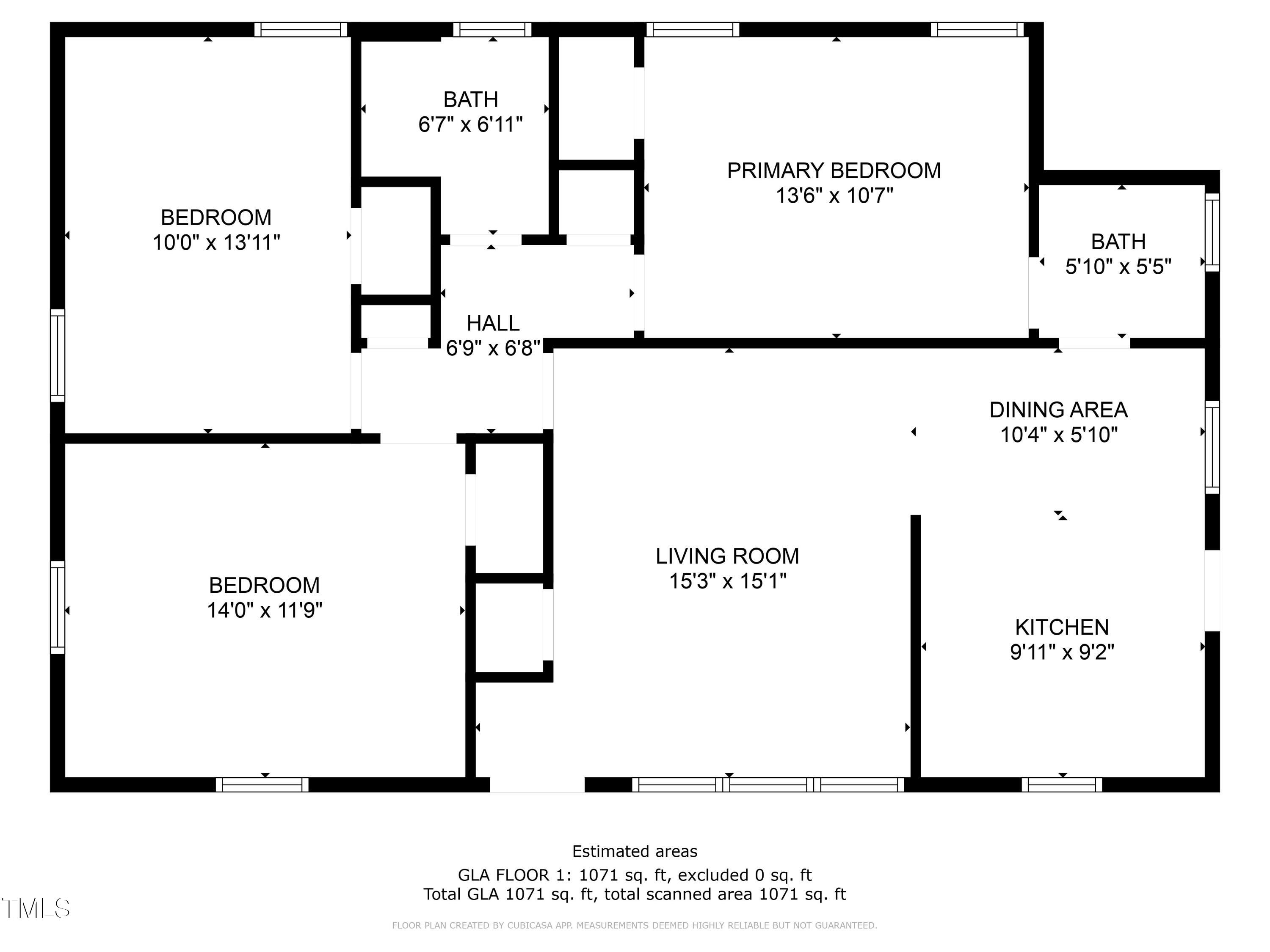 824 Brigham Road Raleigh, NC 27610 - Photo 18 of 18 1-Floorplan_1