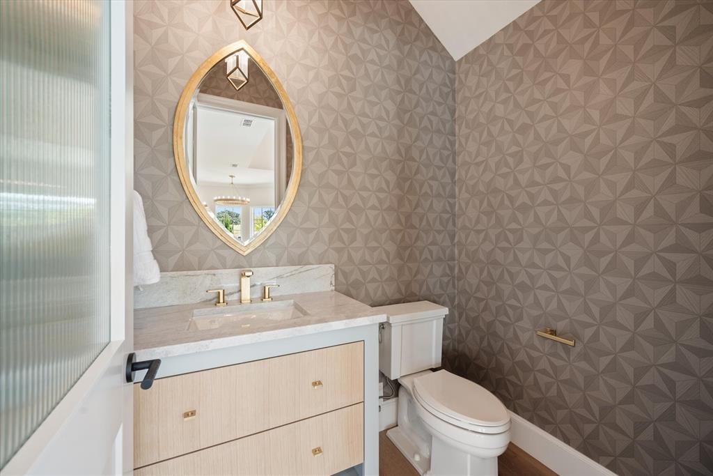 2959 Sunset Boulevard Flower Mound, TX 75022 - Photo 13 of 26 Downstairs Powder Bath