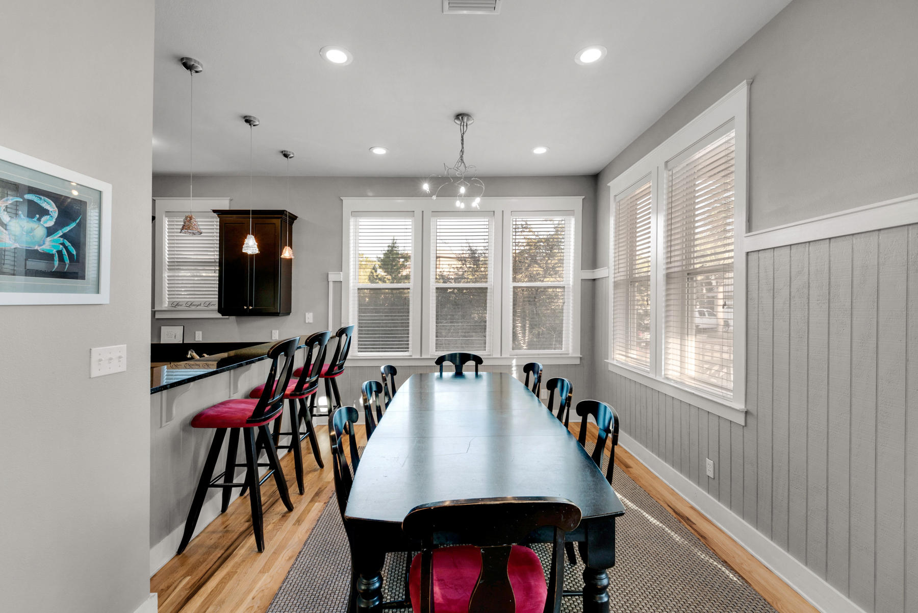 41 East Blue Crab Loop Inlet Beach, FL 32461 - Photo 18 of 63 a dining room with furniture and window
