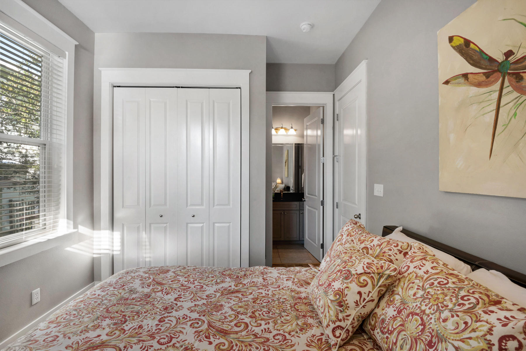 41 East Blue Crab Loop Inlet Beach, FL 32461 - Photo 37 of 63 a bedroom with a bed and a window