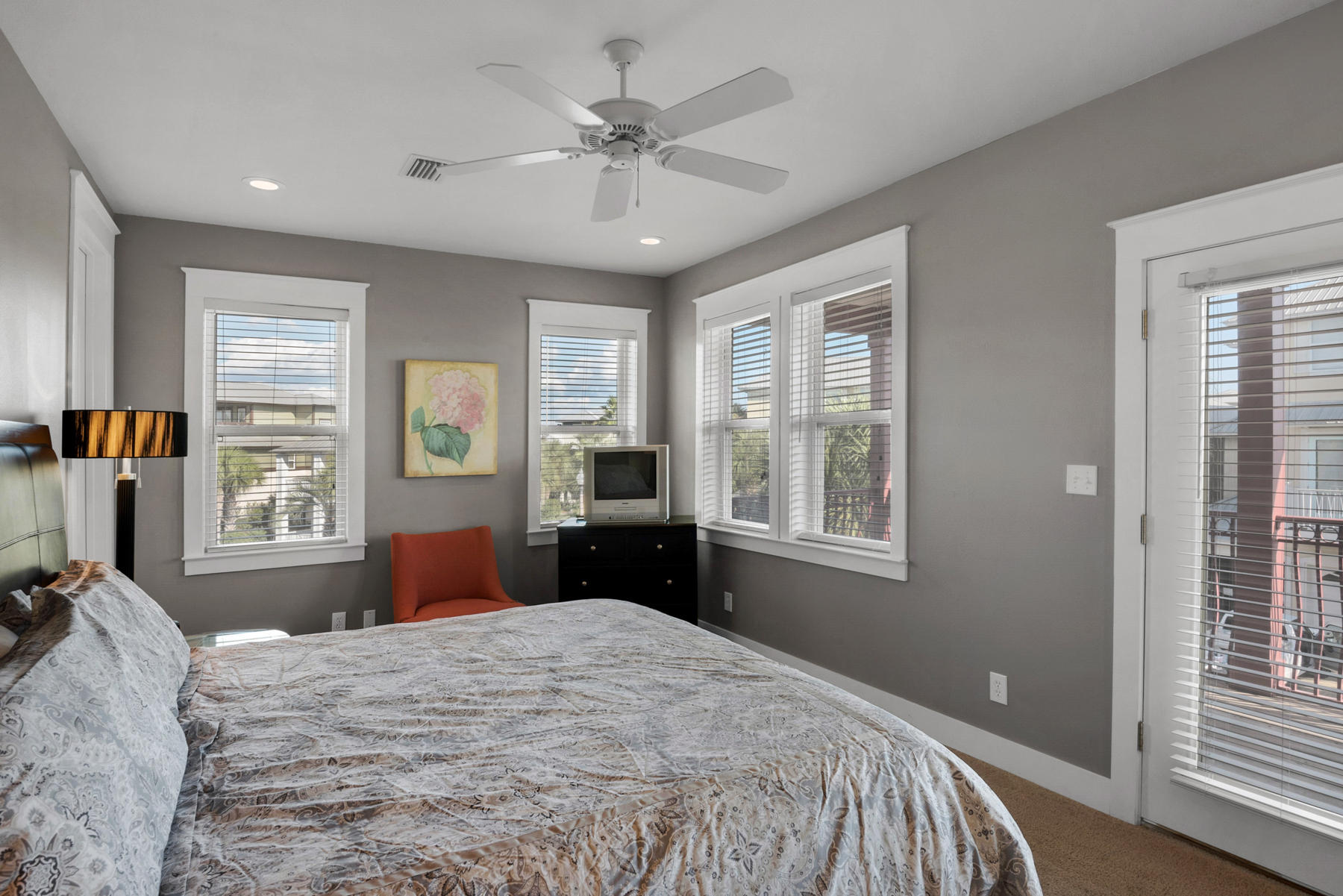 41 East Blue Crab Loop Inlet Beach, FL 32461 - Photo 42 of 63 a bedroom with a bed dresser and a window