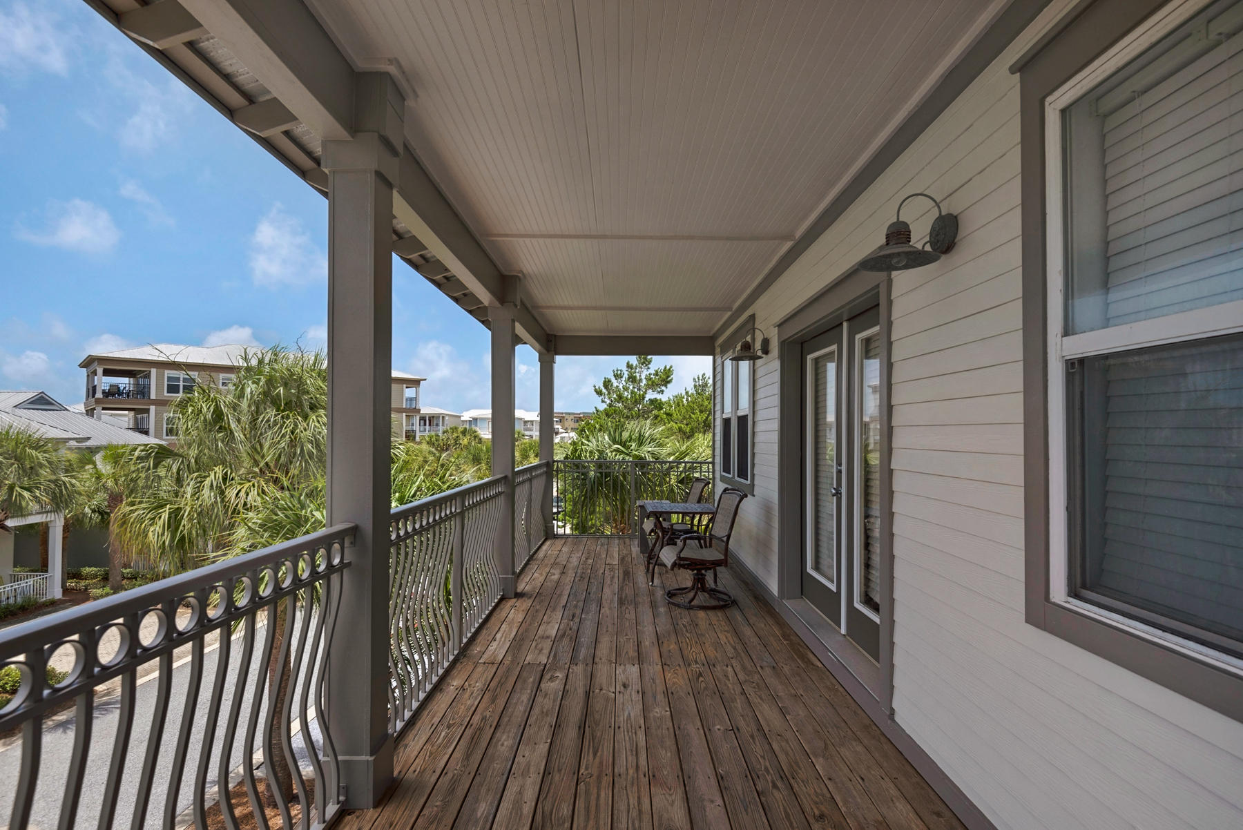 41 East Blue Crab Loop Inlet Beach, FL 32461 - Photo 50 of 63 a view of balcony with wooden floor