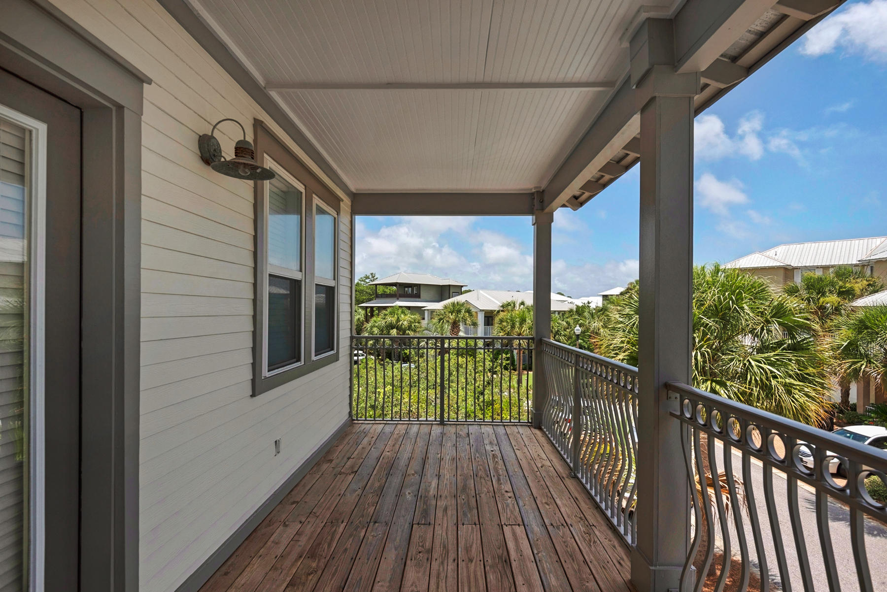 41 East Blue Crab Loop Inlet Beach, FL 32461 - Photo 51 of 63 a view of a balcony with wooden floor